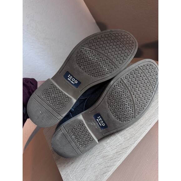 Men's IZOD Gray Canvas Lace-Up Chukka Boots Size 11M - Picture 7 of 9